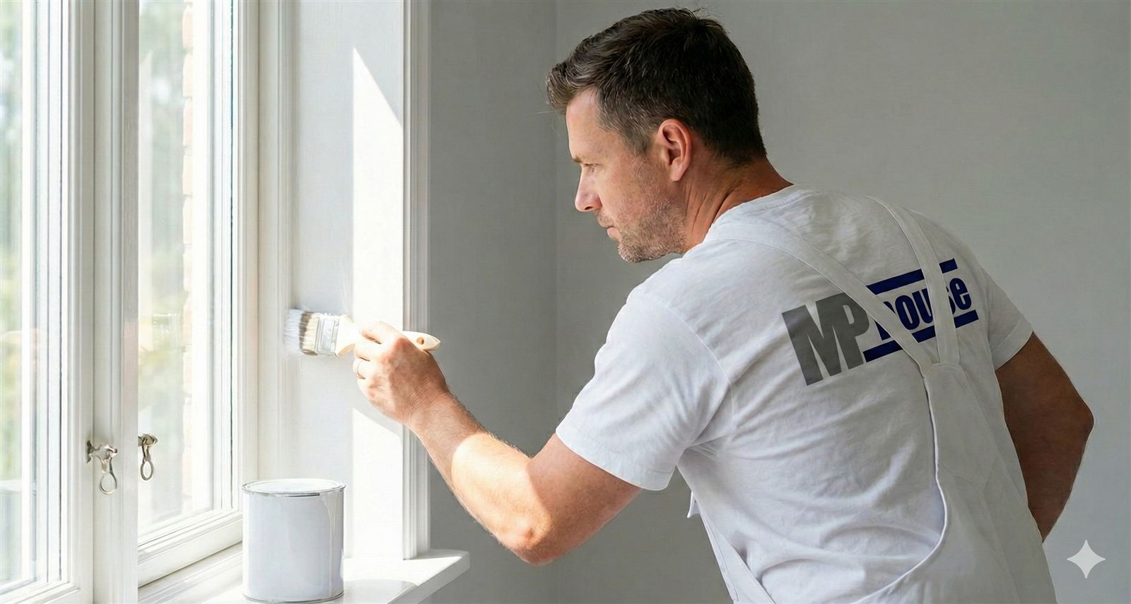 Fönsterkarmar och dörrmålning